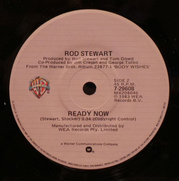 Rod Stewart : Baby Jane (7", Single)