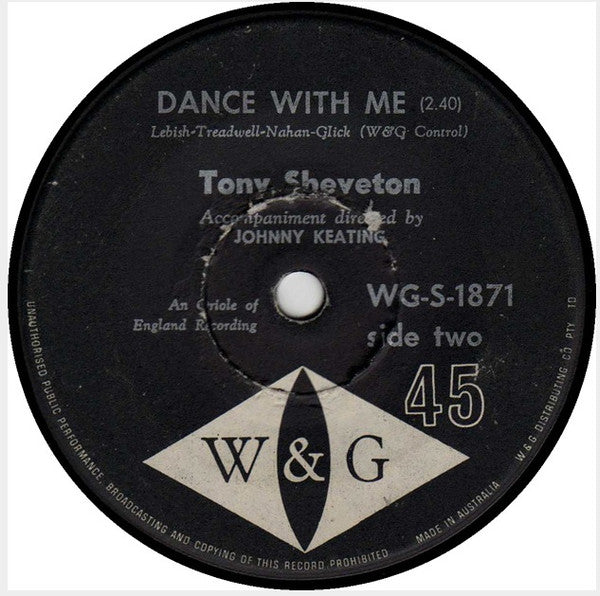 Tony Sheveton : A Million Drums (7", Single)