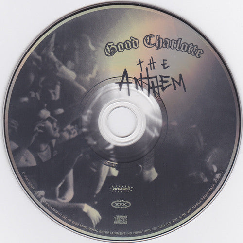 Good Charlotte : The Anthem (CD, Single)