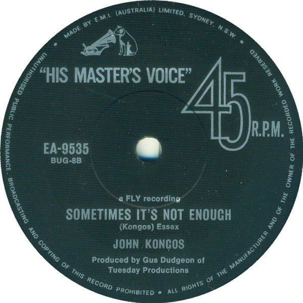 John Kongos : He's Gonna Step On You Again (7", Single)