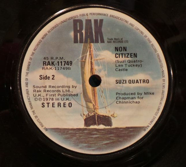 Suzi Quatro : The Race Is On (7", Single)