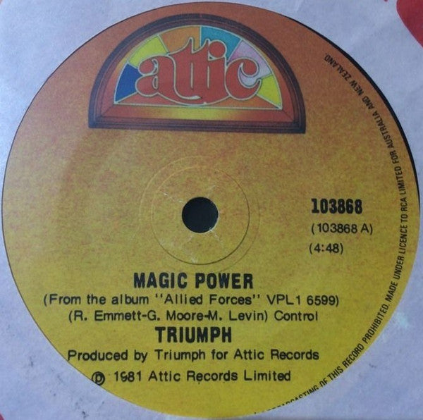 Triumph (2) : Magic Power (7")