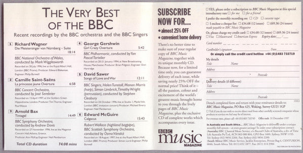 Various : The Very Best Of The BBC: Celebrating The BBC Orchestras And BBC Singers (CD, Comp)