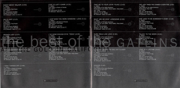 The Gatlins* : The Best Of The Gatlins: All The Gold In California (CD, Comp, RM)