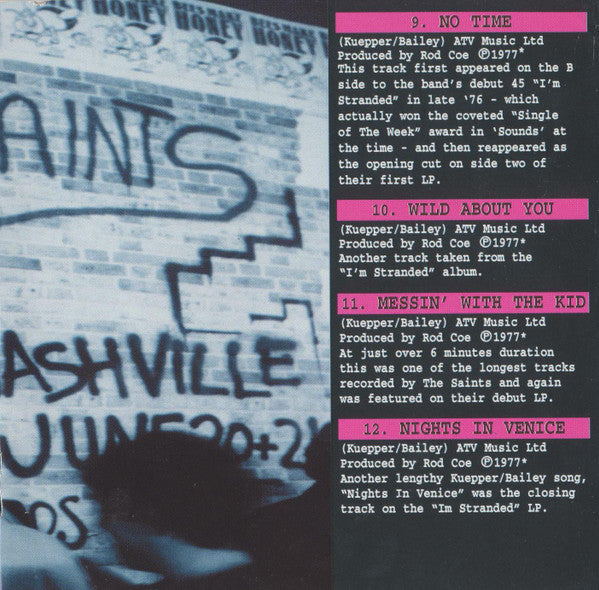 The Saints (2) : Know Your Product: The Best Of The Saints (CD, Comp)