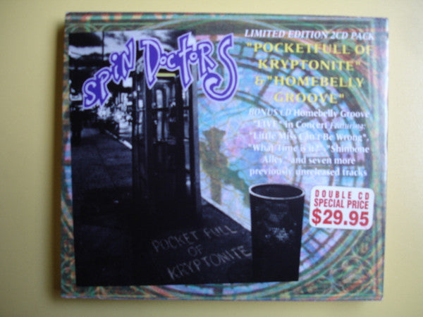 Spin Doctors : Pocket Full Of Kryptonite & Homebelly Groove (2xCD, Album, Comp, Ltd, RE, sli)