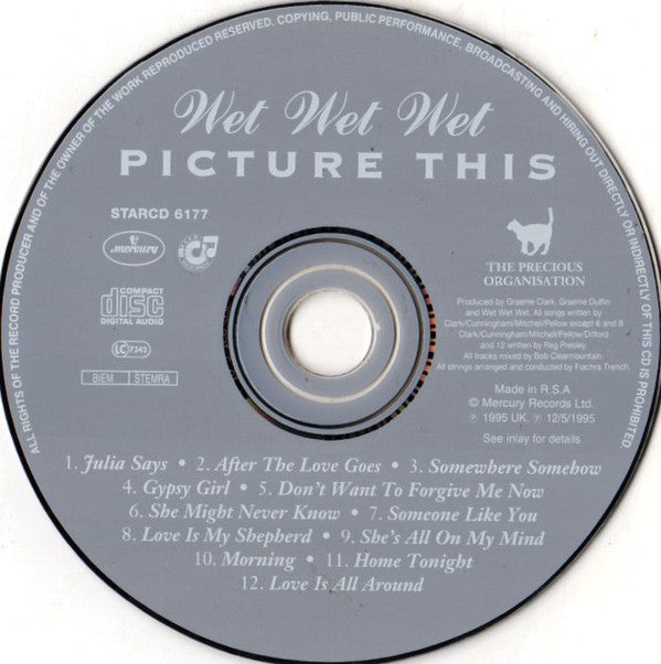 Wet Wet Wet : Picture This (CD, Album)