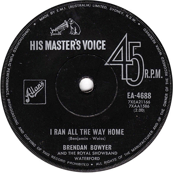 Brendan Bowyer And The Royal Showband Waterford : Hucklebuck (7")