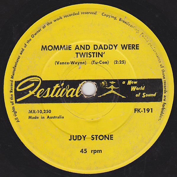Judy Stone : I'll Step Down (7", Single)