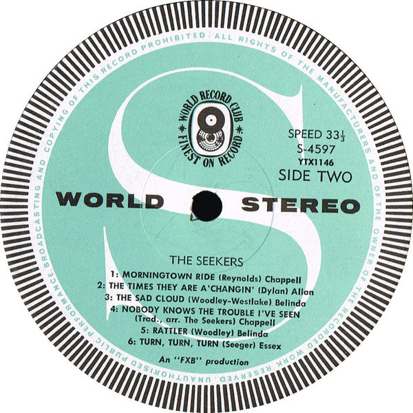 The Seekers : The Seekers (LP, Comp, Club)
