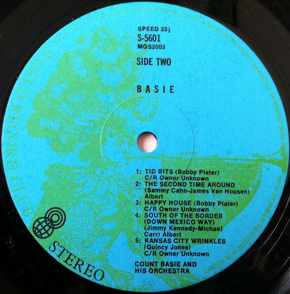 Count Basie Orchestra : Basie (LP, Comp, Club, Pin)