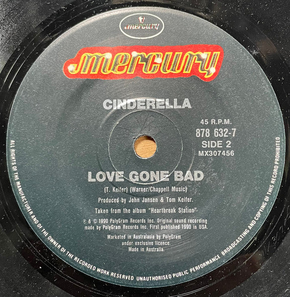 Cinderella (3) : Shelter Me (7", Single)