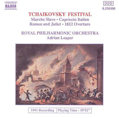 Pyotr Il'yich Tchaikovsky* - Royal Philharmonic Orchestra, Adrian Leaper : Tchaikovsky Festival (CD, Album, RE)