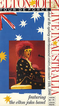 Elton John : Live In Australia (Featuring The Elton John Band) (VHS)