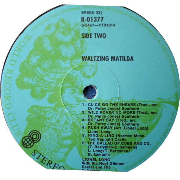 Lionel Long : Waltzing Matilda (LP, Album, Club, RE)