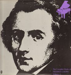 Frédéric Chopin : The Complete Works Of Frederic Chopin Volume 3 (LP, Album, Club)