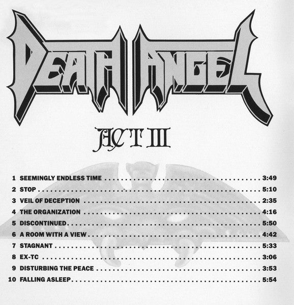 Death Angel (2) : Act III (CD, Album)