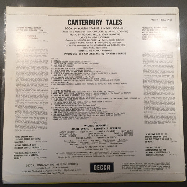 Various : Canterbury Tales (LP, Album)