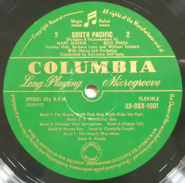 Rodgers & Hammerstein With "South Pacific" Original Broadway Cast Starring Mary Martin And Ezio Pinza : South Pacific (LP, Album)