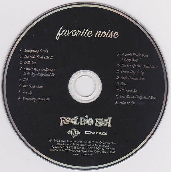 Reel Big Fish : Favorite Noise (CD, Comp)