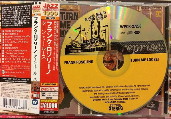 Frank Rosolino : Turn Me Loose! (CD, Album, RE, RM, 24 )