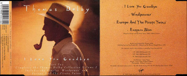 Thomas Dolby : I Love You Goodbye (CD, Maxi, CD2)