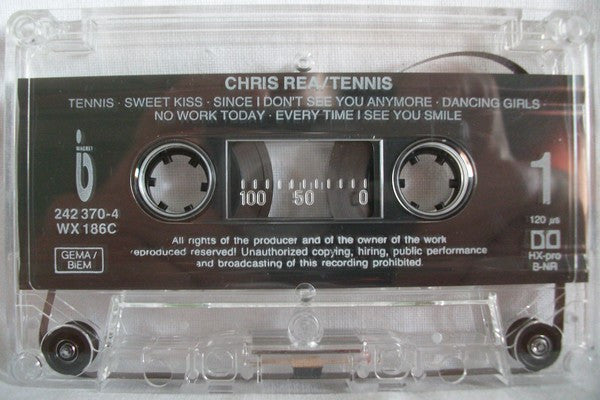 Chris Rea : Tennis (Cass, Album, RE)