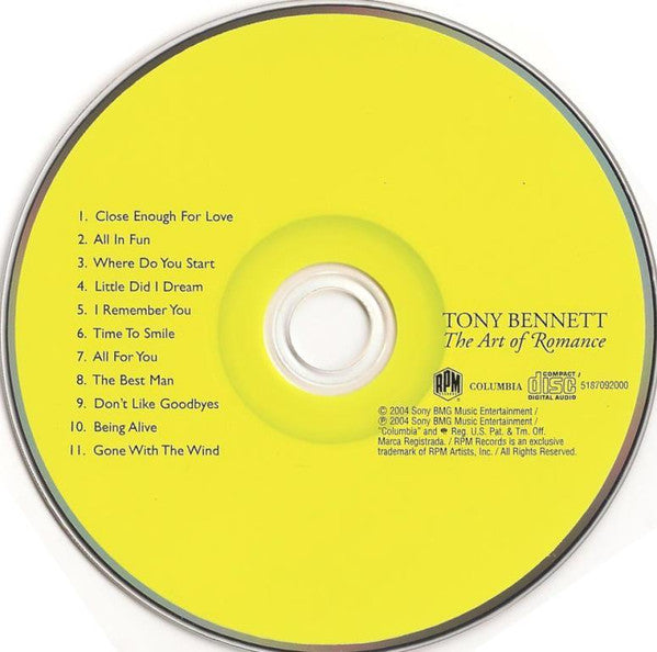 Tony Bennett : The Art Of Romance (CD, Album)