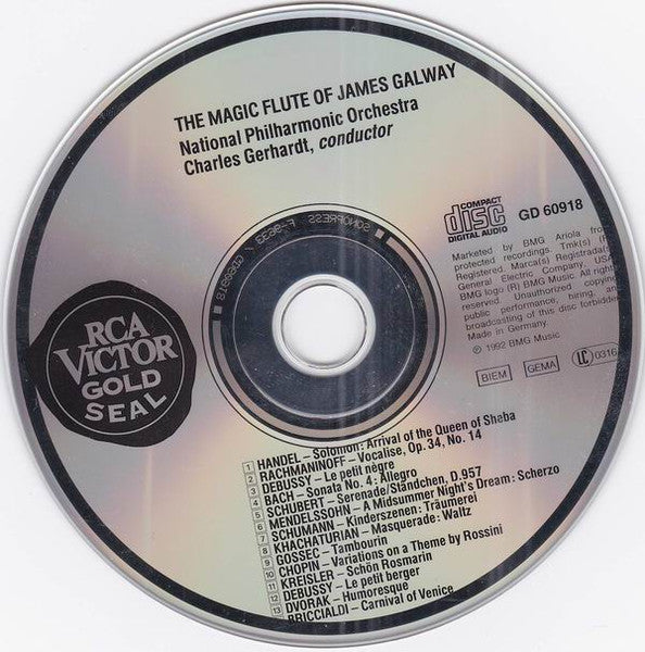 James Galway, National Philharmonic Orchestra, Charles Gerhardt : The Magic Flute Of James Galway (CD, Comp)