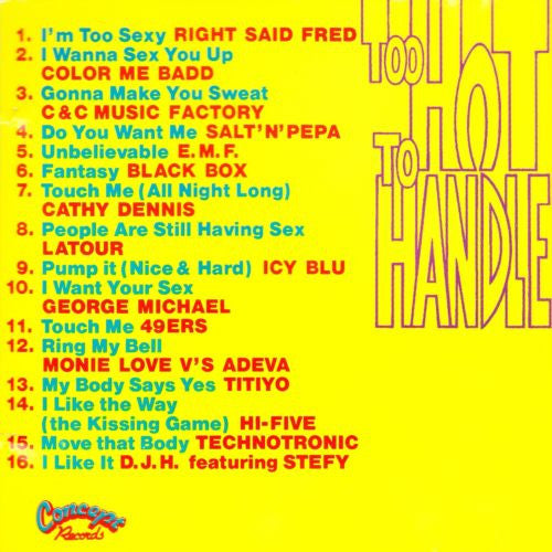Various : Too Hot To Handle (CD, Comp)