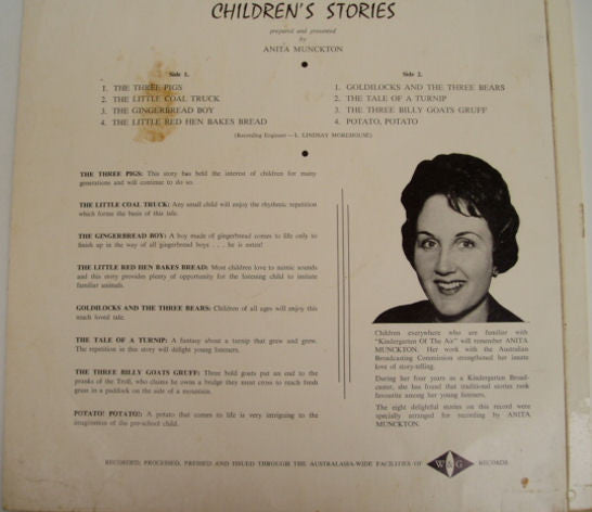 Anita Munckton : Children's Stories (LP, Album)