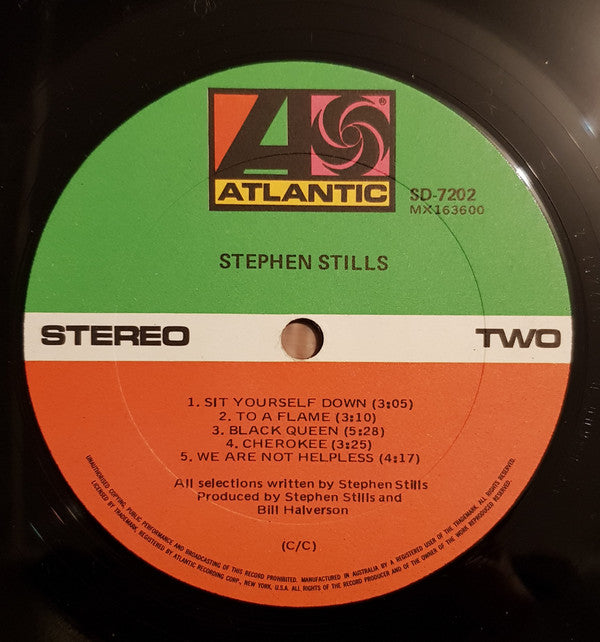 Stephen Stills : Stephen Stills (LP, Album)