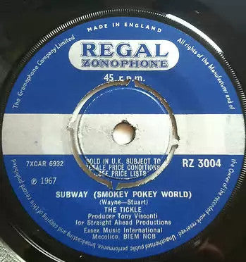 The Tickle : Subway (Smokey Pokey World) (7")