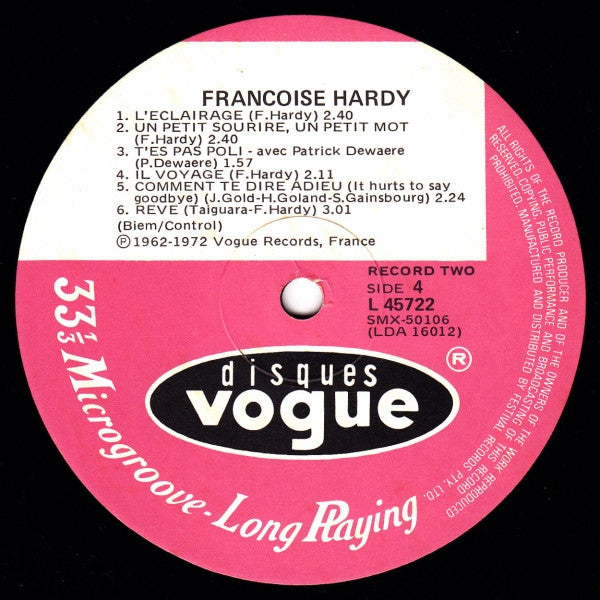 Françoise Hardy : .... In French (2xLP, Comp, Gat)