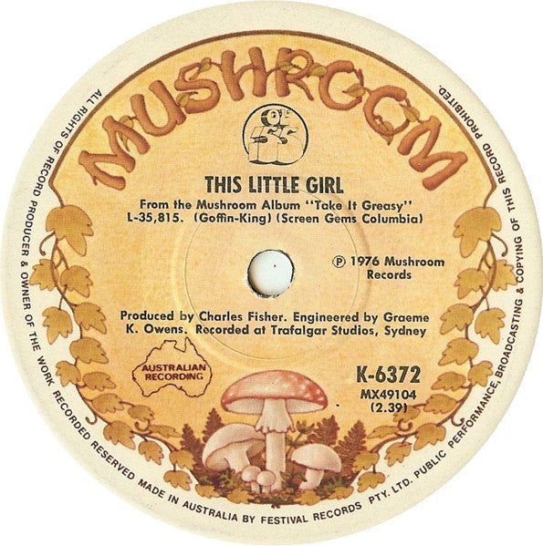 Ol' 55 : On The Prowl / This Little Girl (7", Single)
