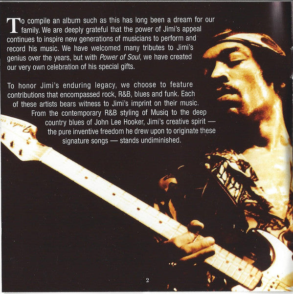 Various : Power Of Soul (A Tribute To Jimi Hendrix) (CD, Album)