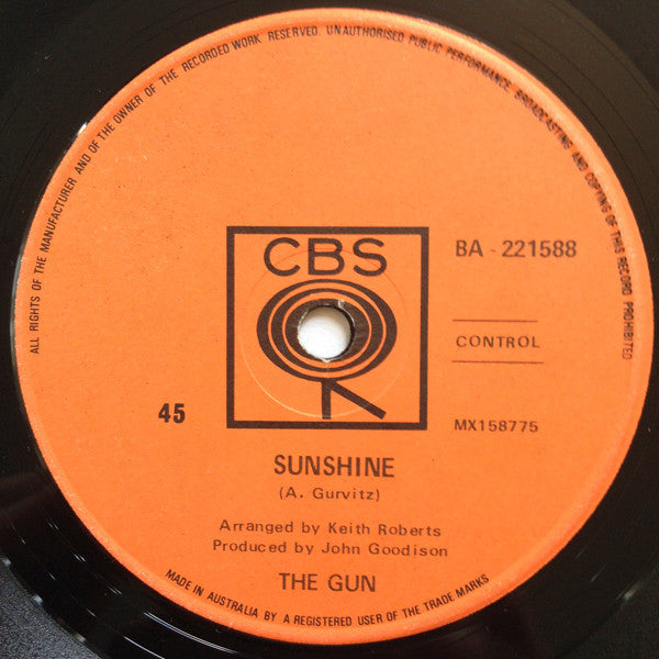 The Gun : Race With The Devil (7", Single)