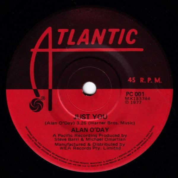Alan O'Day : Undercover Angel (7", Single)