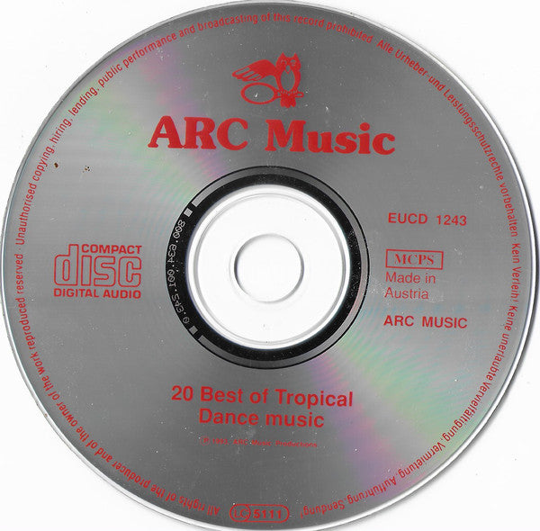 Various : 20 Best Of Tropical Dance Music (CD, Comp)