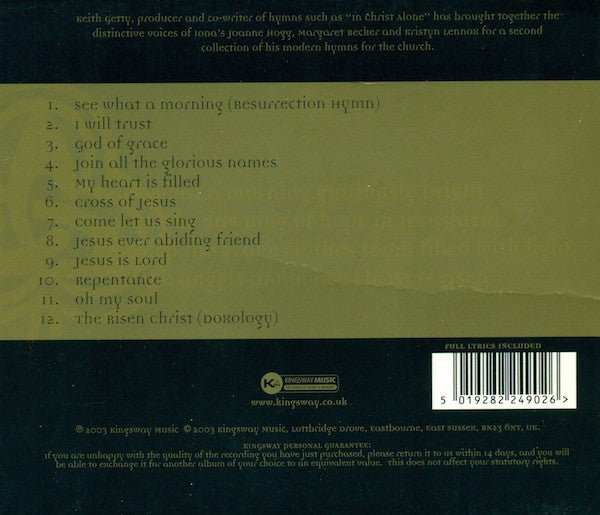 Margaret Becker, Joanne Hogg, Kristyn Lennox : New Irish Hymns #2: Father, Son & Holy Spirit (CD, Album)