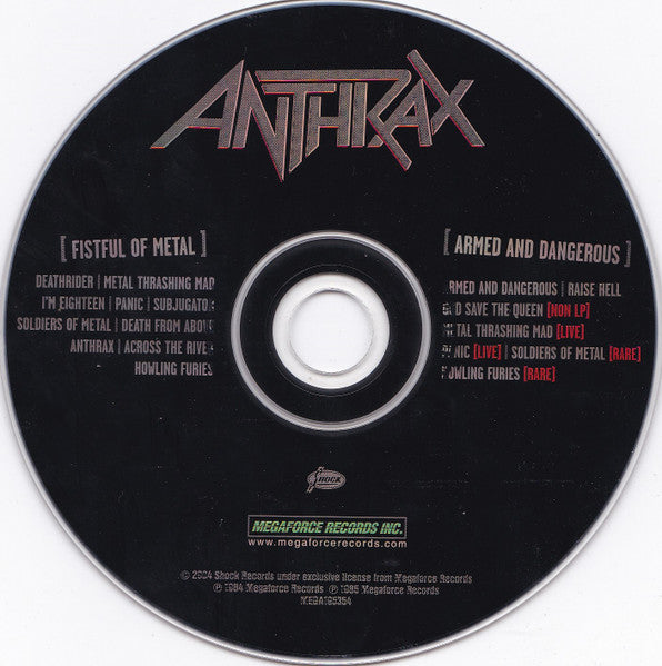 Anthrax : Fistful Of Metal & Armed And Dangerous (CD, Comp)