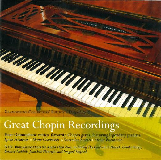 Various : Gramophone Collector's Edition April 2010: Great Chopin Recordings (CD, Comp)