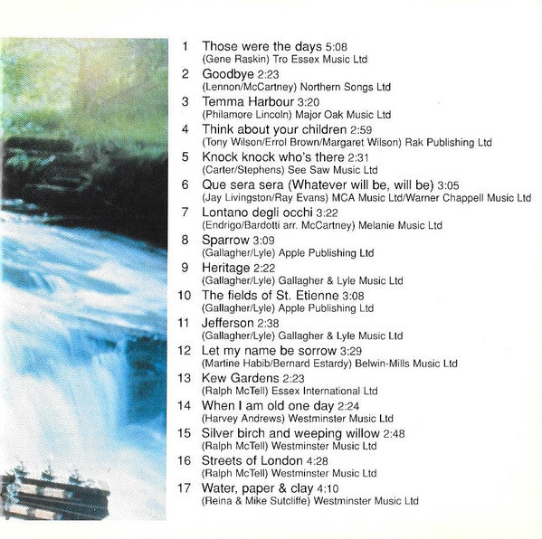 Mary Hopkin : Those Were The Days (CD, Comp, RM)