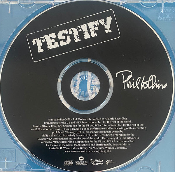 Phil Collins : Testify (CD, Album)