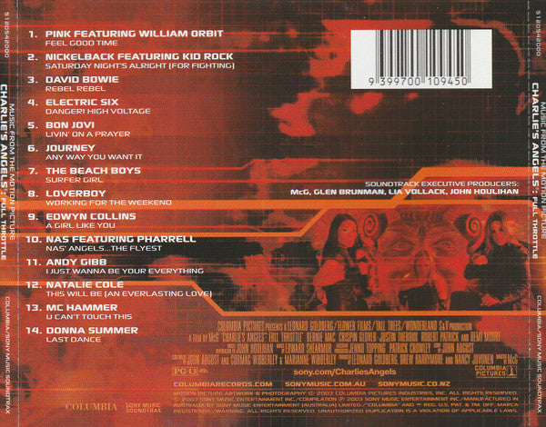 Various : Charlie's Angels: Full Throttle - Music From The Motion Picture (CD, Comp)