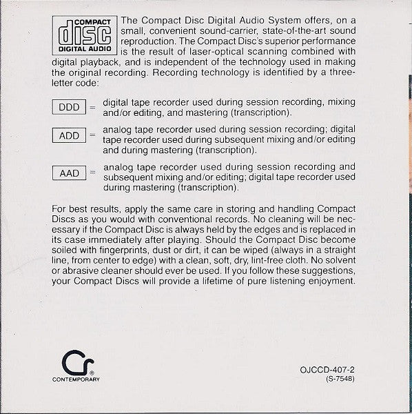 André Previn & His Pals : Modern Jazz Performances Of Songs From Gigi (CD, Album, RE)