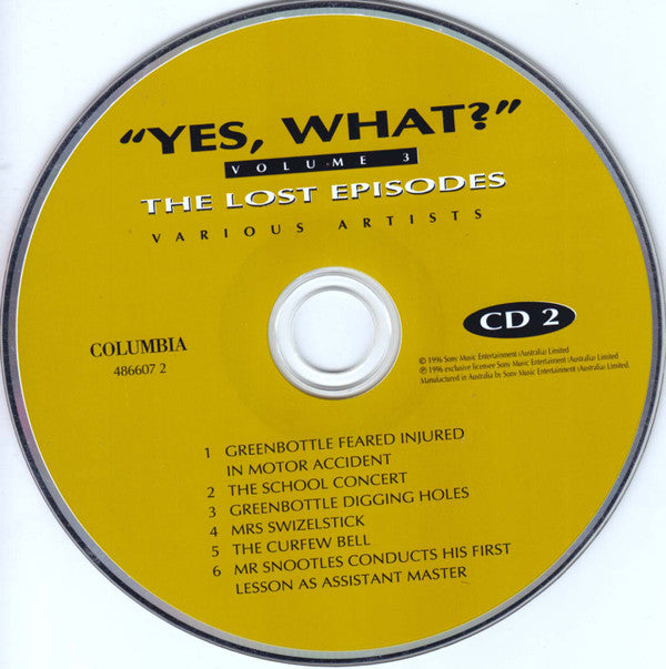 Various : "Yes, What?" (Volume 3) (2xCD)