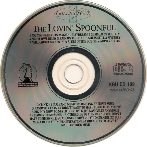 The Lovin' Spoonful : A Golden Hour Of The Lovin' Spoonful (CD, Comp)