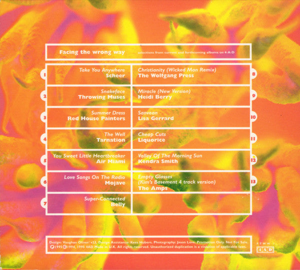 Various : Facing The Wrong Way (CD, Comp, Promo, Pic)