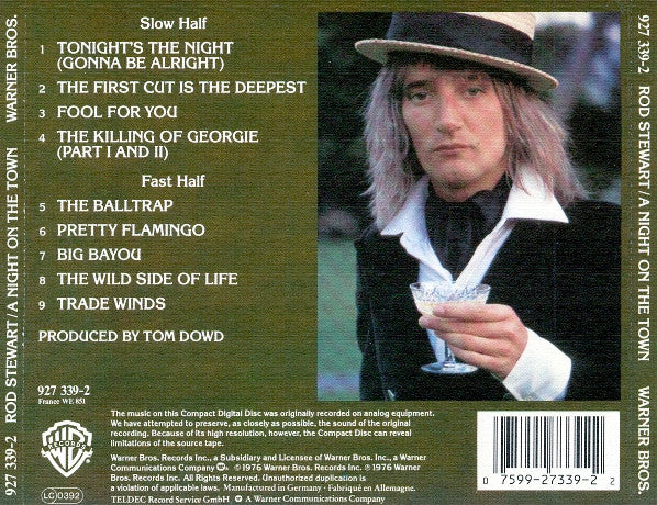 Rod Stewart : A Night On The Town (CD, Album, RE)